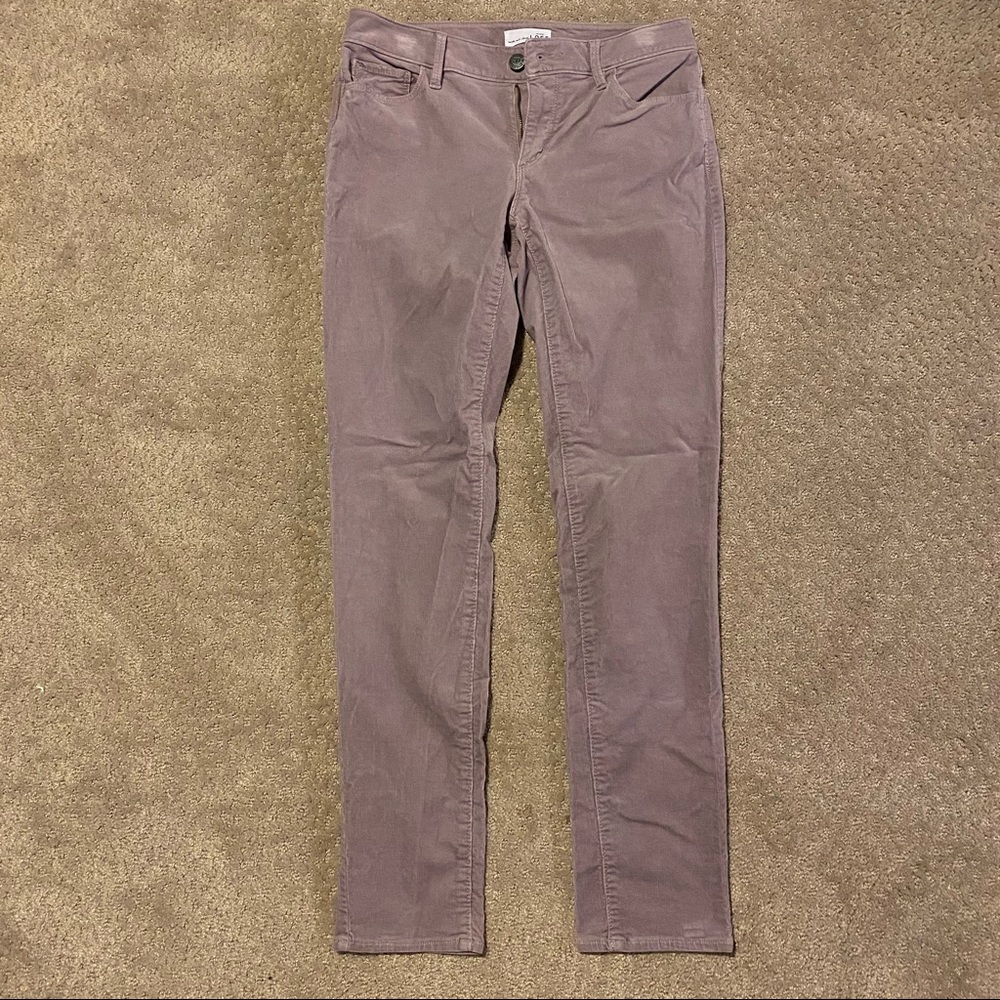 Loft Corduroy light purple pants